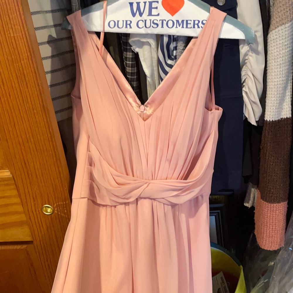 Wedding away Bridesmaid Dress - Size 6 - Rose